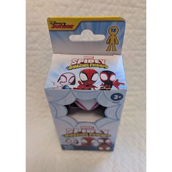 Marvel Spidey And His Amazing Friends GHOST SPIDER 4" Action Figure Disney Jr - Picture 5 of 6